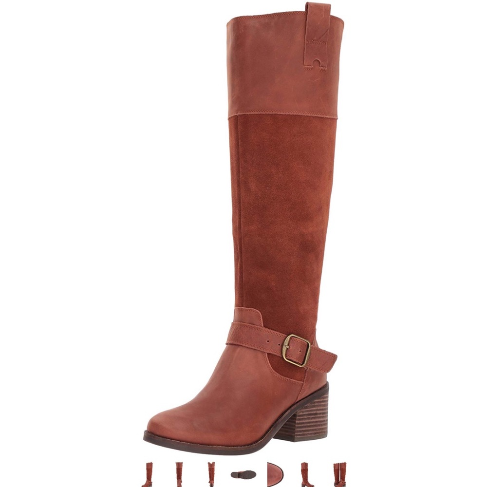 Lucky Brand Kailan Riding boot in ‘Rye’ - Picture 2 of 3